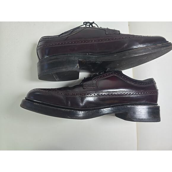 Vintage Florsheim Royal Imperial 97628 Kenmoor Wingtip Longwing Shoes 8.5 D main image 14